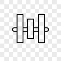 Align center vector icon isolated on transparent background, Align center logo design