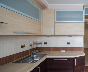 Interior of the flat. Kitchen. 
