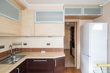 Interior of the flat. Kitchen. 