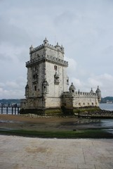 Torre de Belém, Lizbona, Portugalia - obrazy, fototapety, plakaty