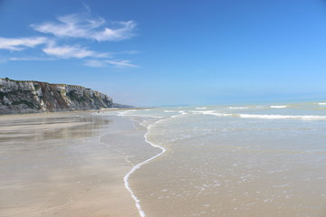 Magnifique visite des plages de saint martin en campagne, Normandie, France