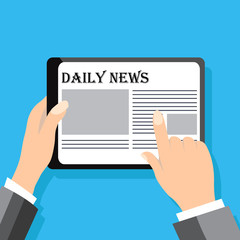 Website Computer Business Concept Flat Style and Isometric