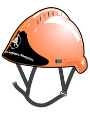Fototapeta premium Casque Jeunes Sapeurs-Pompiers