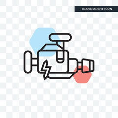 Engine vector icon isolated on transparent background, Engine logo design
