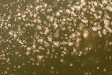 bokeh of water and lights