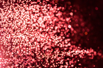 red bokeh of water