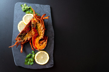 grilled lobster steak