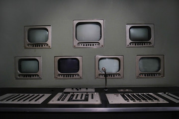 Monitoring and spying room of the 90s.