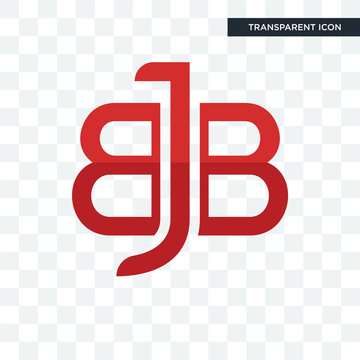 bbj vector icon isolated on transparent background, bbj logo design