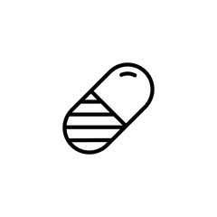 capsule icon vector