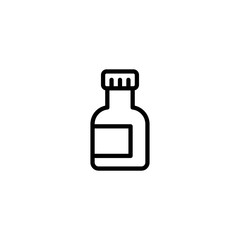 sauce bottle  icon vector