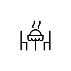 restaurant icon vector