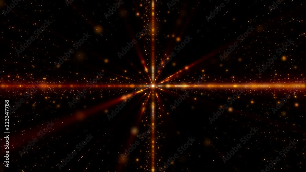 Fototapete Abstract Particle Futuristic Cross Structure Line Dot Shooting Animation Loop Screensaver Background