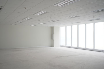 Empty room for office