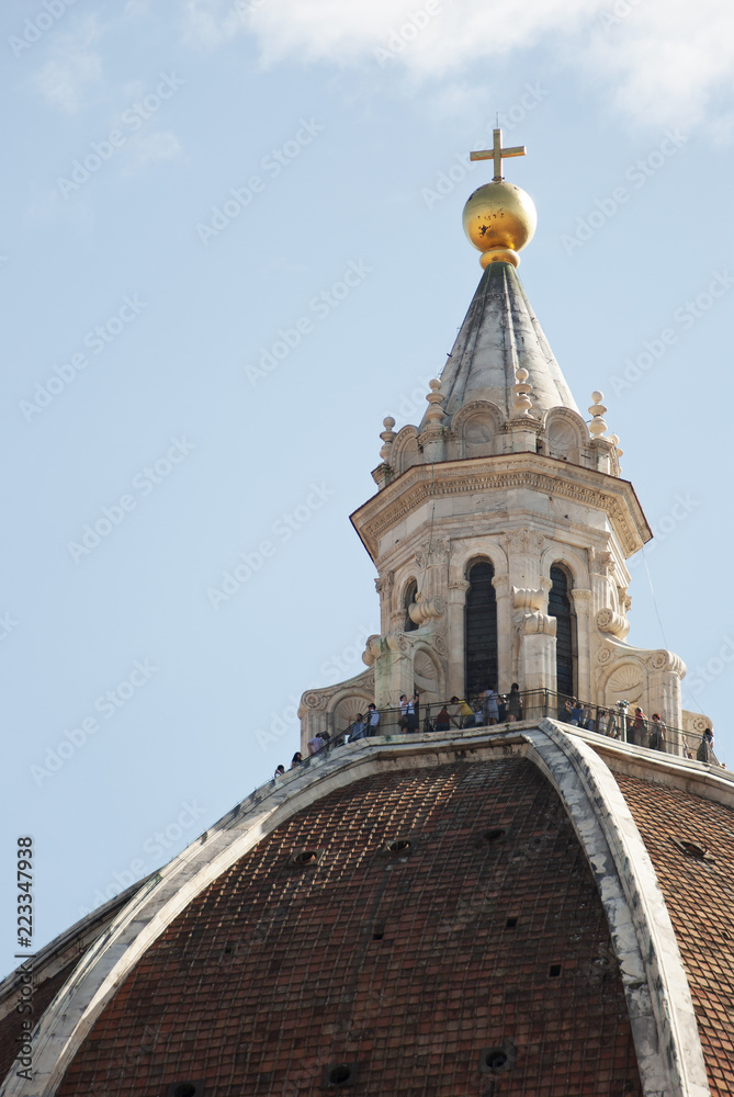 Wall mural Santa Maria del Fiore dome in Florence, Italy