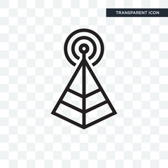 Wi Fi vector icon isolated on transparent background, Wi Fi logo design