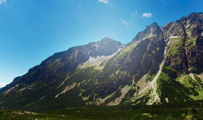 Obraz premium Beautiful mountain landscape High tatras mountains Slovakia