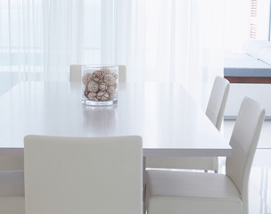 Modern kitchen clean interior design