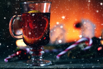 christmas grog orange cinnamon sugar