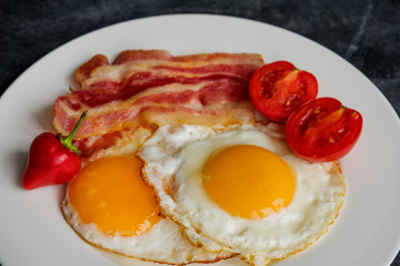 fried eggs