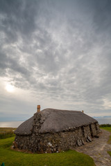 casas tradicionales en la isla de Skye