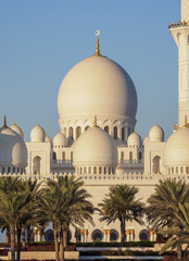 Fototapeta na wymiar Sheikh Zayed bin Sultan Al Nahyan Grand Mosque, Abu Dhabi, United Arab Emirates