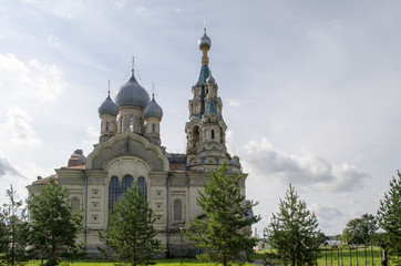 Fototapeta na wymiar Salvation (Spassky) Church in Kukoboy Yaroslavl region Russia