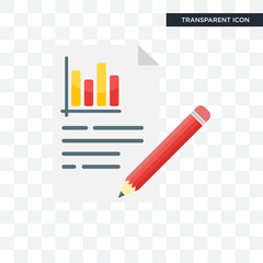 Analytics vector icon isolated on transparent background, Analytics logo design