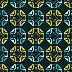 Polka dot seamless pattern. Geometric background. Dots, circles and buttons. Тextile rapport.