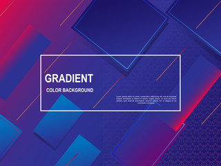 Creative geometric wallpaper. Trendy gradient shapes composition. Eps10 vector.
