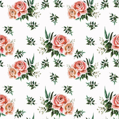 pattern with roses