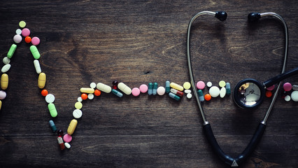 Medical preparations for the treatment of heart diseases. The co
