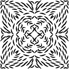 Abstract ornate element. Decorative ornament. 