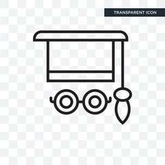 Mortarboard vector icon isolated on transparent background, Mortarboard logo design