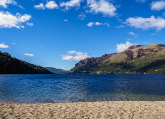 Munoz Beach, Gutierrez Lake, Nahuel Huapi National Park, Rio Negro Province, Argentina