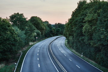 Fototapeta premium Road to sunset