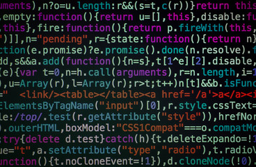 Fototapeta premium html php java source code