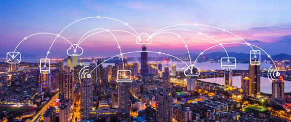 Xiamen City Scenery and Communication Network