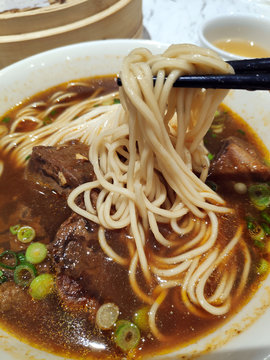 Beef noodle in Chinese style