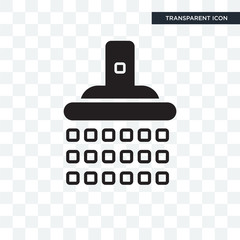 Shower vector icon isolated on transparent background, Shower logo design