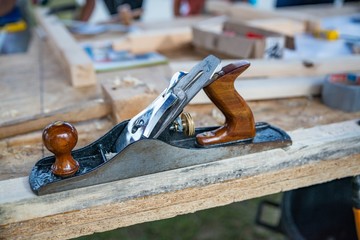 Woodworking carpenter's wood shaving plane