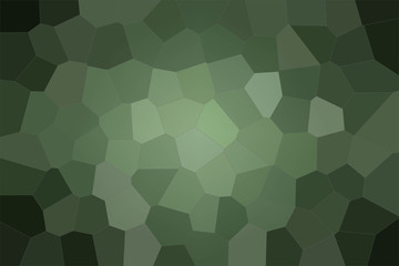 Abstract illustration of Dark Jungle Green colorful Big Hexagon background, digitally generated.