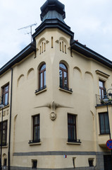 Fototapeta na wymiar Art Nouveau Building in Nowy Sącz, Poland