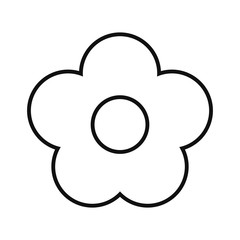 flower delicate decoration natural icon