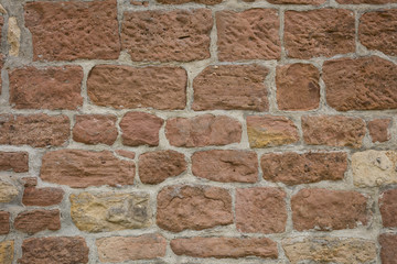 Gemauerte Wand, Rheinland-Pfalz, Deutschland