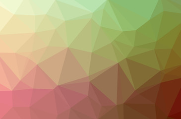 Obraz premium Illustration of orange polygonal modern multicolor background.