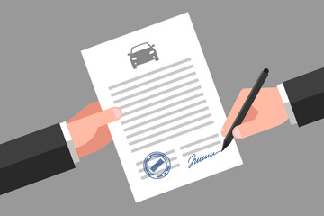 Car business document