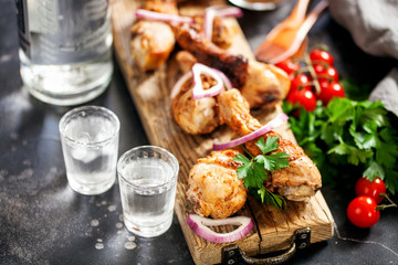 Shish kebab or shashlik