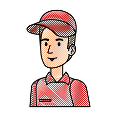 delivery worker avatar character