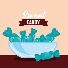 sweet candy concept